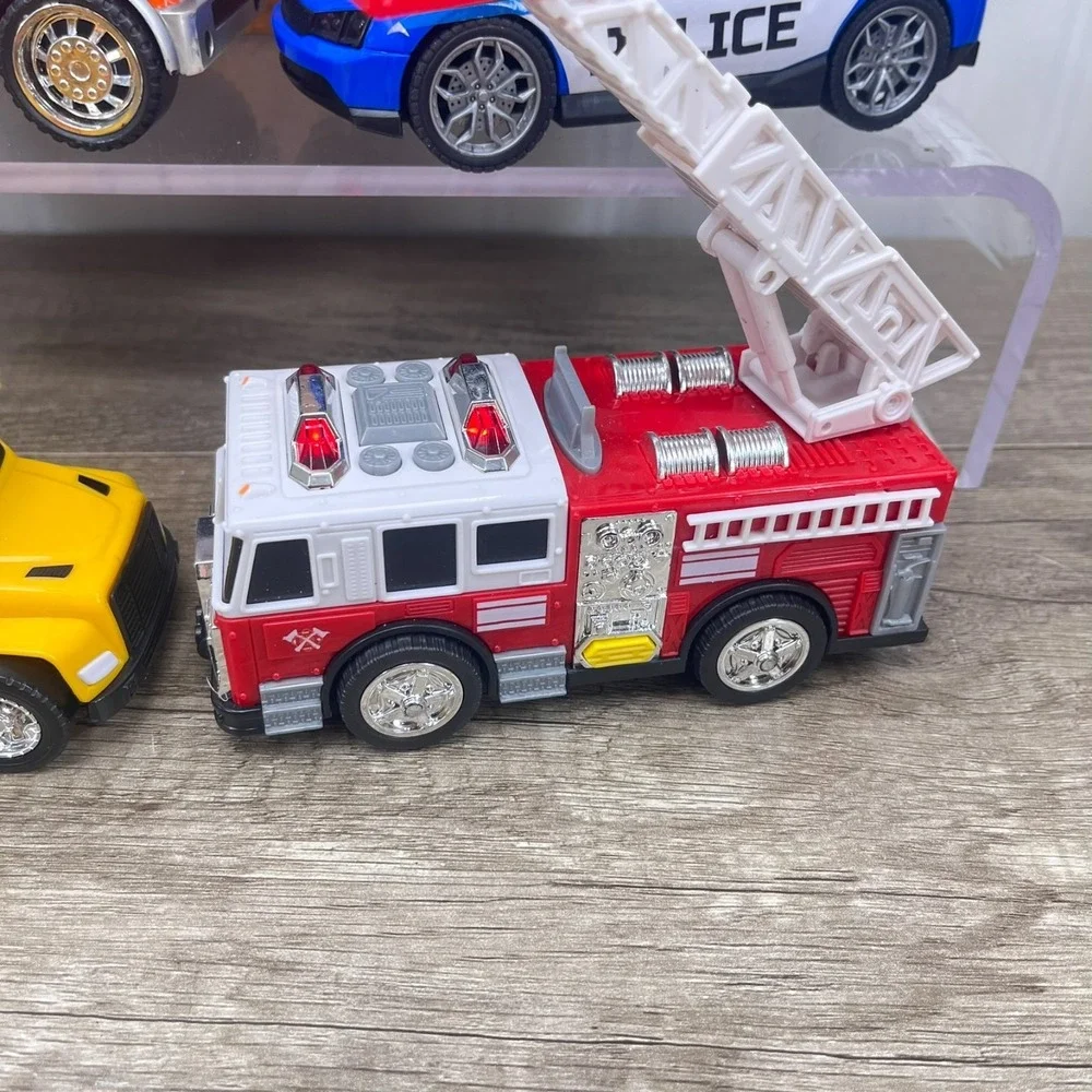 Lot of Emergency Vehicles Toy Cars Fire Truck School‎ Bus Ambulance Police